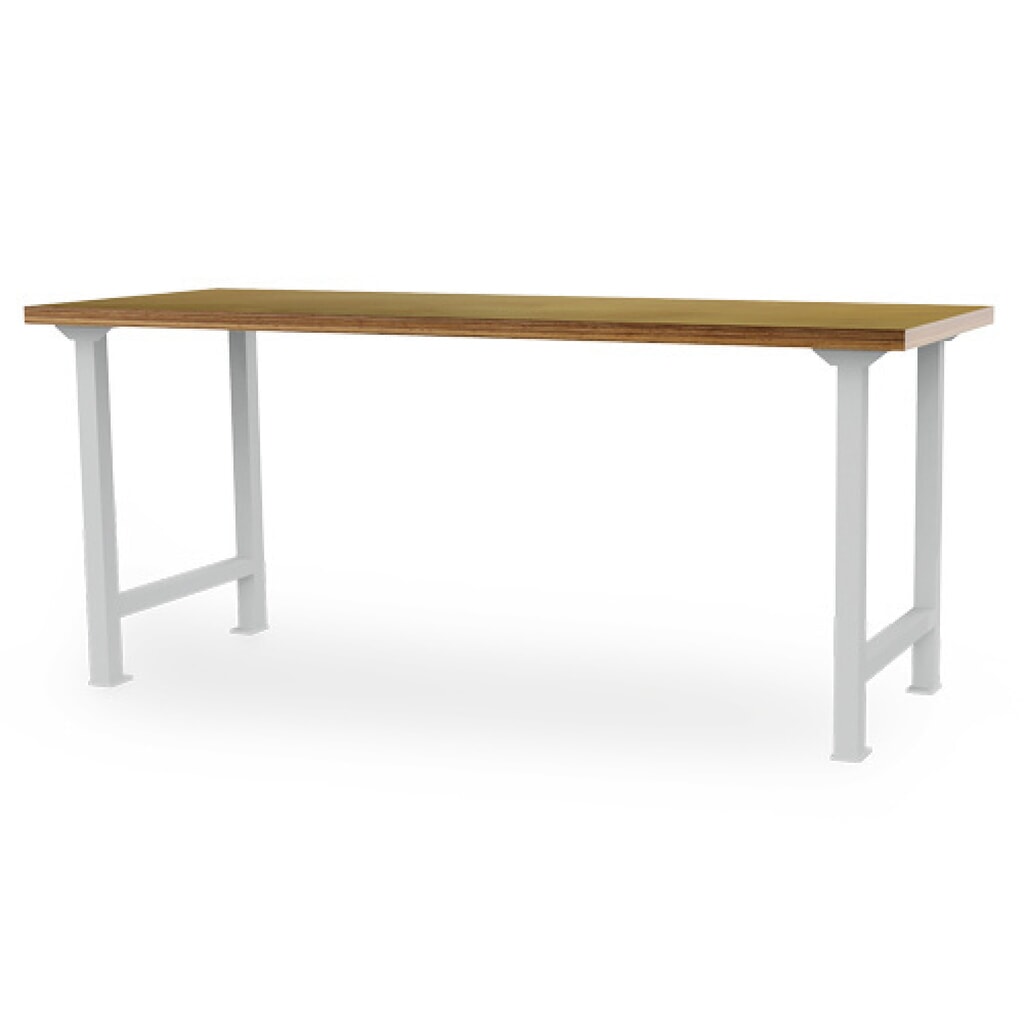 Bedrunka+Hirth Reihenwerkbank, HxBxT 859 x 2.000 x 750 mm, lichtgrau Produktabbildung Nr. 1: Bedrunka+Hirth Reihenwerkbank, HxBxT 859 x 2.000 x 750 mm, lichtgrau
