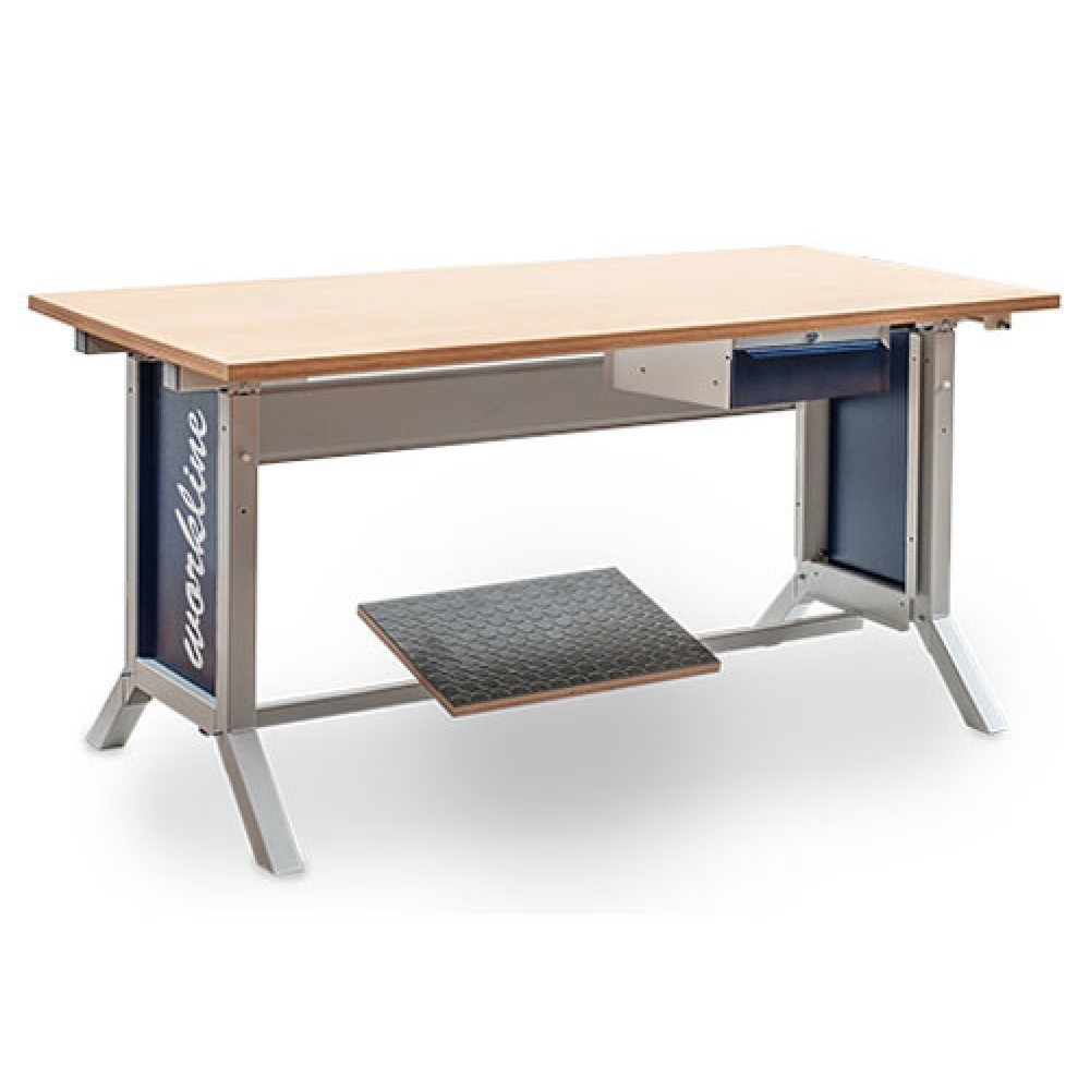 Produktabbildung Nr. 2: Bedrunka+Hirth Unterbauschrank mit 1 Schublade für Arbeitsplatzsystem Tisch, HxBxT 140 x 370 x 400 mm, verkehrsrot