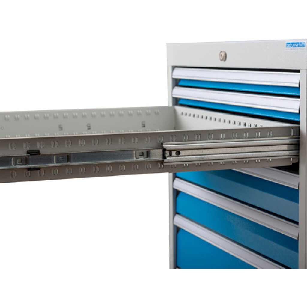 Produktabbildung Nr. 5: Bedrunka+Hirth Kastenwerkbank R 18-24, HxBxT 859 x 810 x 750 mm, lichtgrau, anthrazitgrau, 1 Schublade 1x150 mm, 1 Flügeltür 1x450 mm