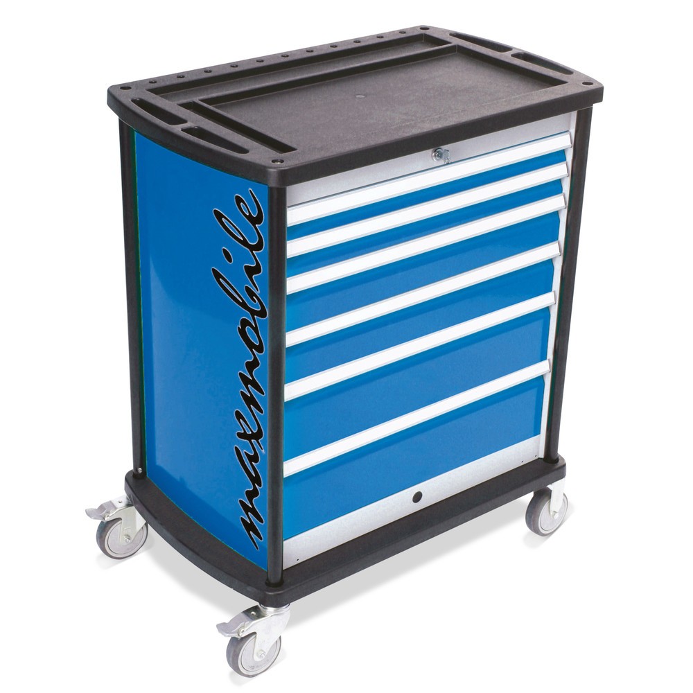 Produktabbildung: Bedrunka+Hirth Werkstattwagen Maxmobile mit 6 Schubladen à 600 x 300 mm