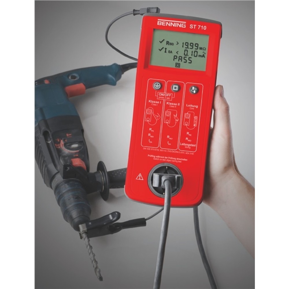 Produktabbildung Nr. 2: Gertetester ST 710 2500 Prflingemit PrfgertPrfleitung L270xB115xH55mm