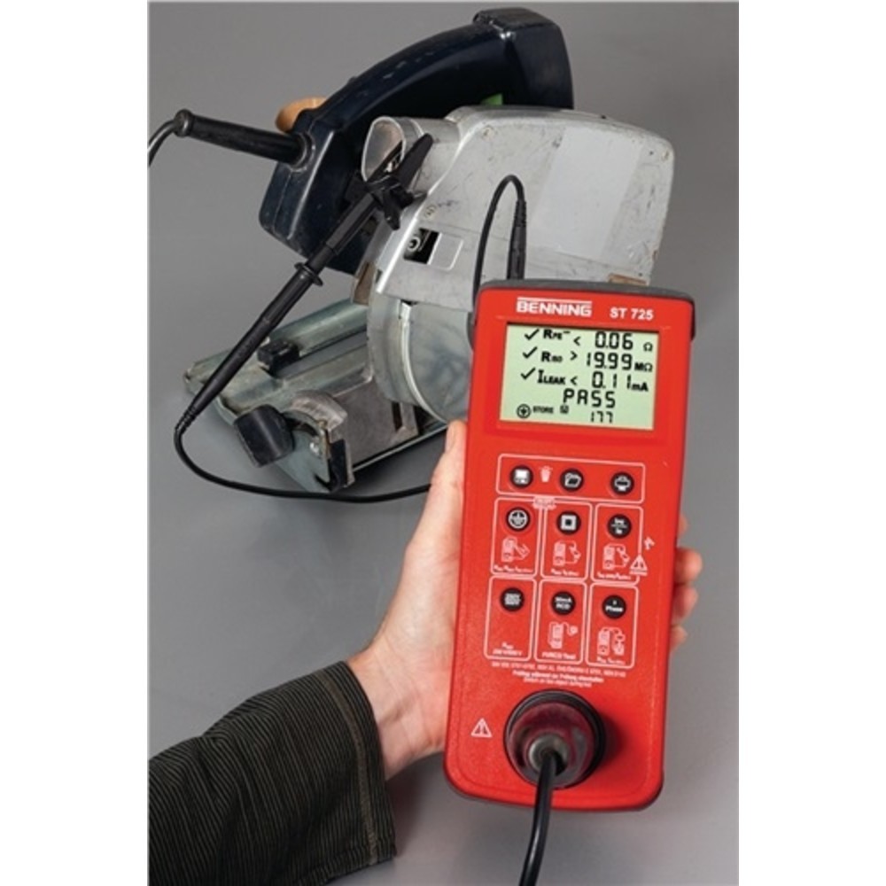 Produktabbildung Nr. 2: Gerätetester Batterie-/Netzbetrieb L270xB115xH55mm BENNING