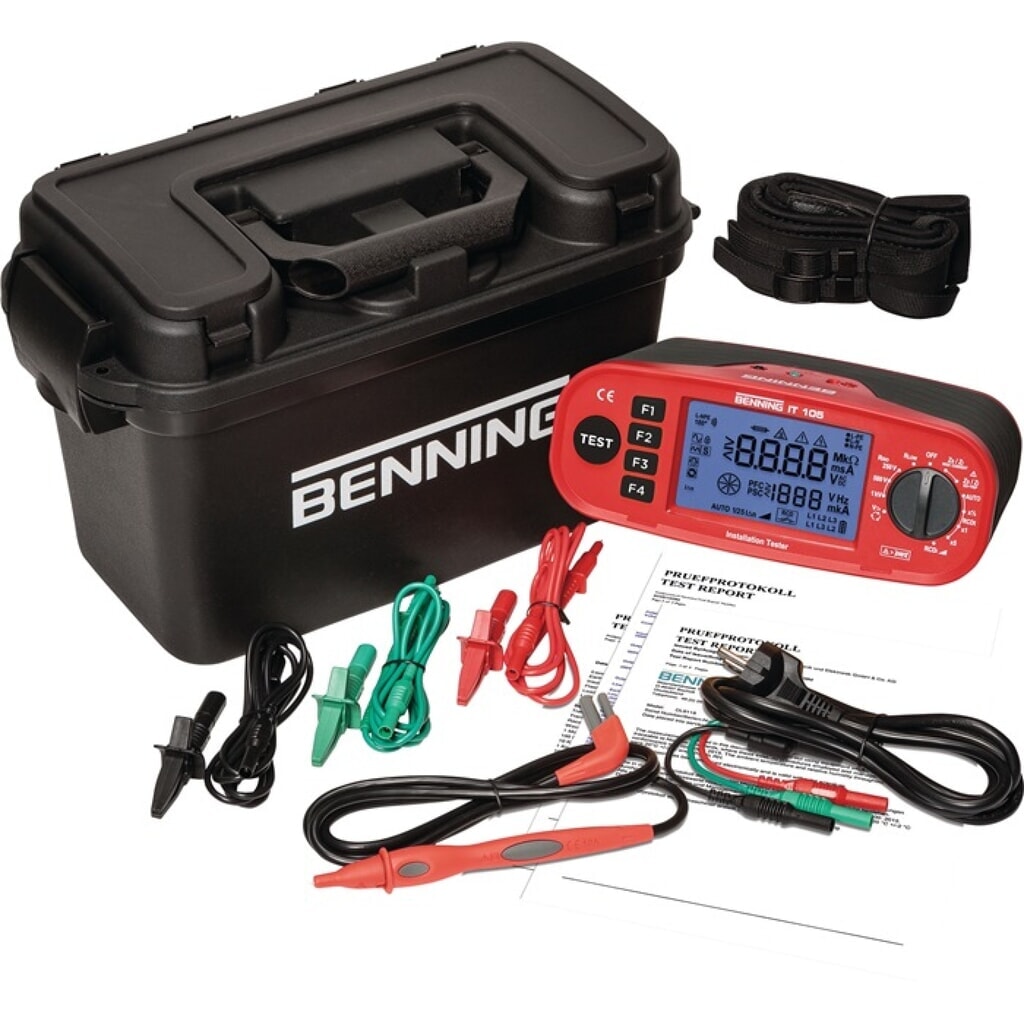 BENNING Installationsprüfgerät IT 105 z.Prüfung elektrischer Anlagen Produktabbildung: BENNING Installationsprüfgerät IT 105 z.Prüfung elektrischer Anlagen