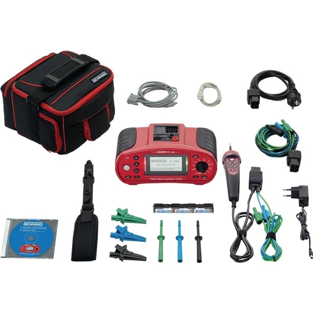 Produktabbildung: BENNING Installationsprüfgerät IT 130 z.Prüfung elektrischer Anlagen
