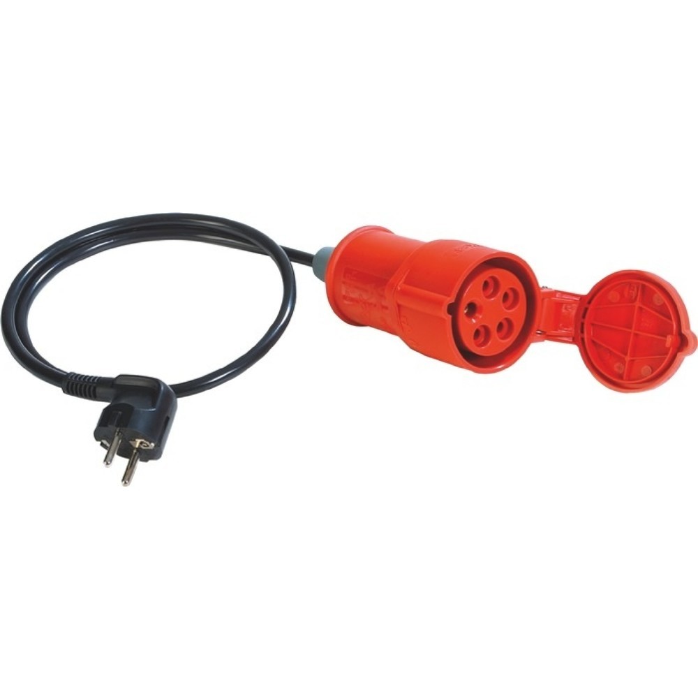 Produktabbildung: BENNING Messadapter, 16 A CEE-Schutzkontaktstecker, für 3-phasige Verbraucher passiv