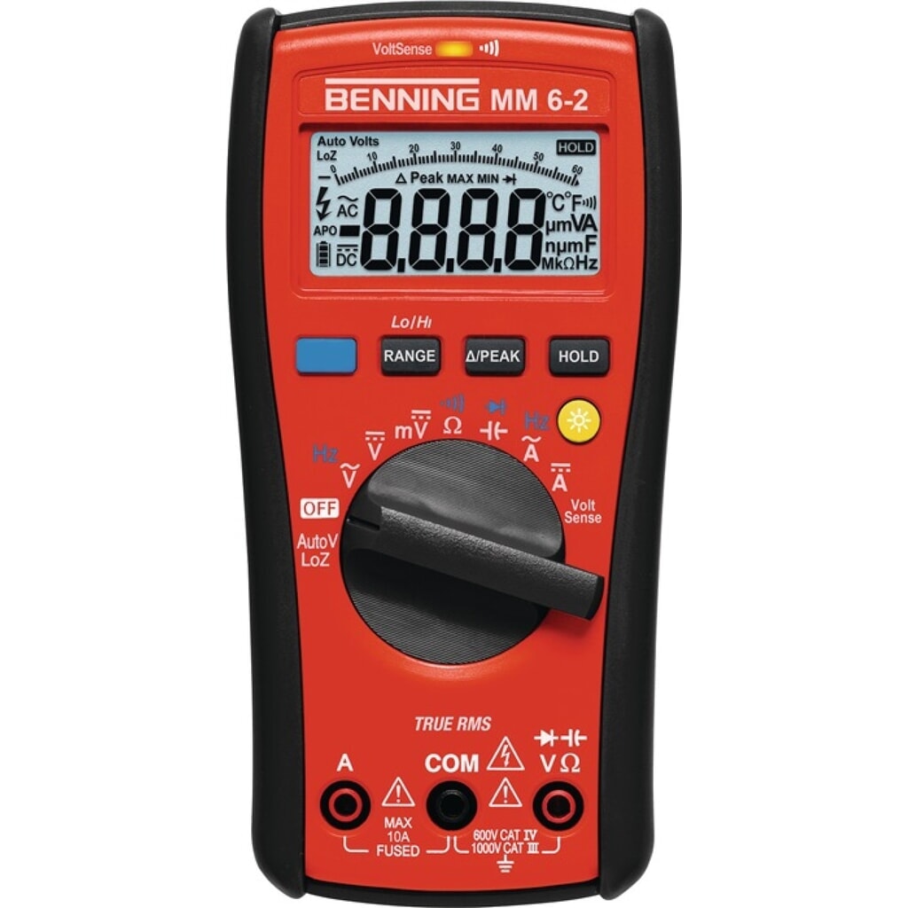 Produktabbildung: BENNING Multimeter MM 6-2 0,1-1000 V AC/DC TRUE RMS