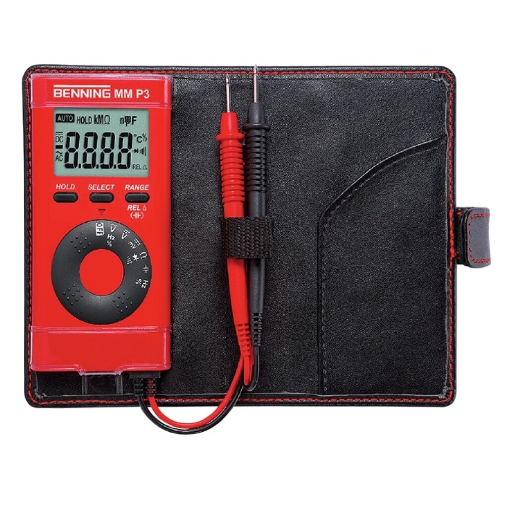 BENNING Multimeter MM P3 0,1 mV-600 V AC/DC RMS Produktabbildung: BENNING Multimeter MM P3 0,1 mV-600 V AC/DC RMS