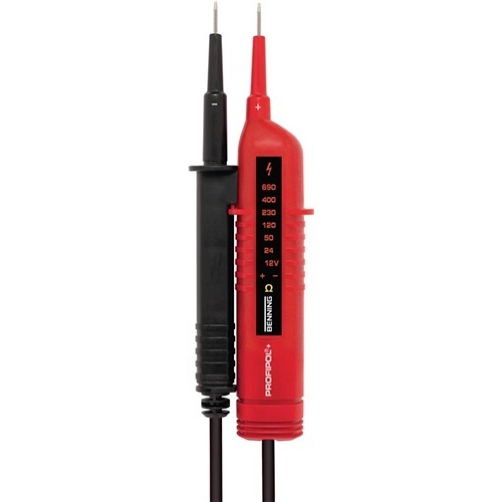 Produktabbildung: Spannungsprüfer 12-690 V AC/DC Spannungs/Durchgangsprüf. PROFIPOL+