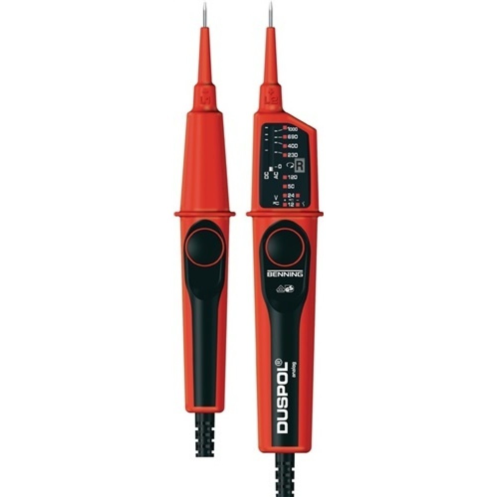 Produktabbildung: Spannungsprüfer 12-1000 V AC/DC 2polig Last zuschaltbar DUSPOL analog
