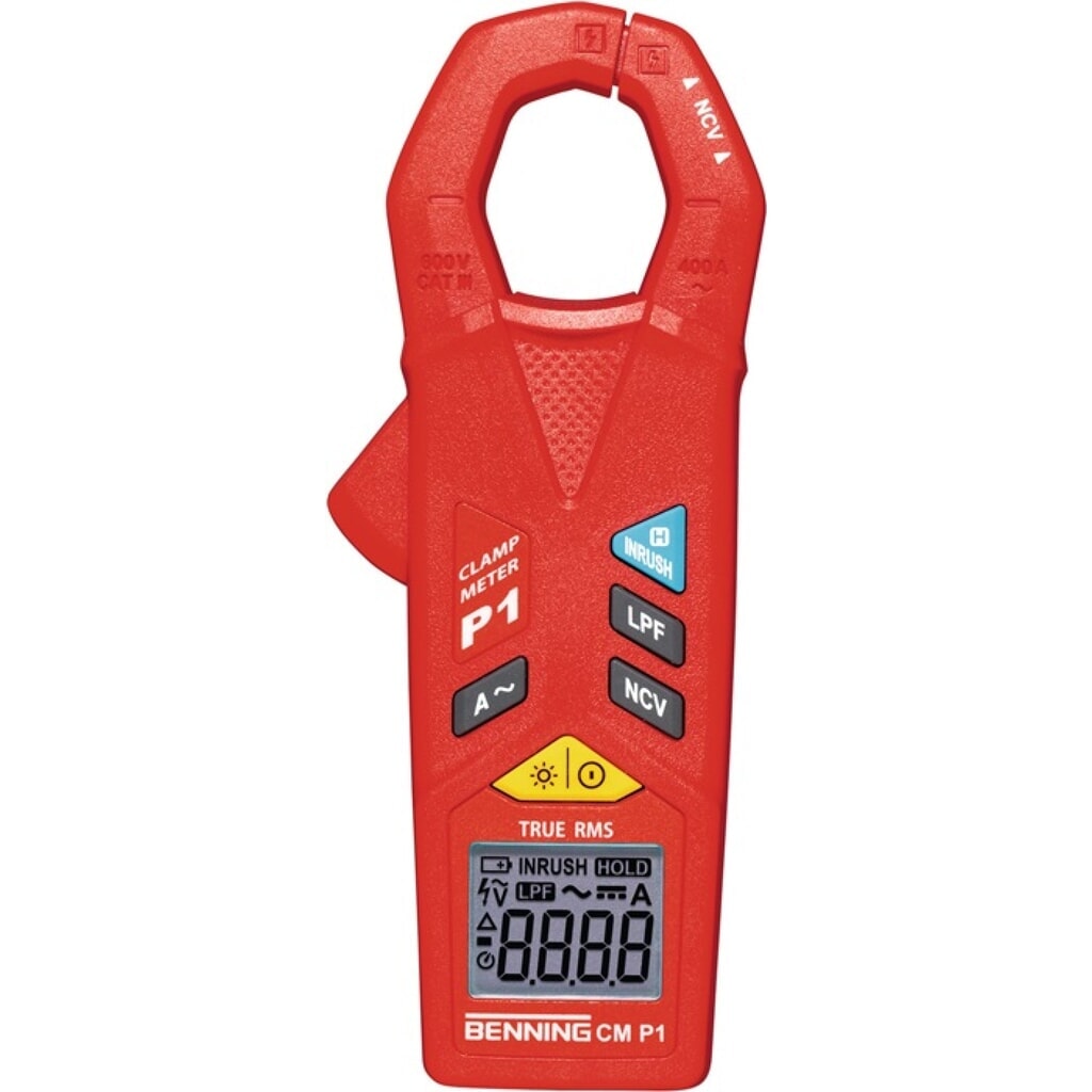 BENNING Stromzangenmultimeter CM P1 0,01 A-400 A AC CAT III 600 V Produktabbildung: BENNING Stromzangenmultimeter CM P1 0,01 A-400 A AC CAT III 600 V