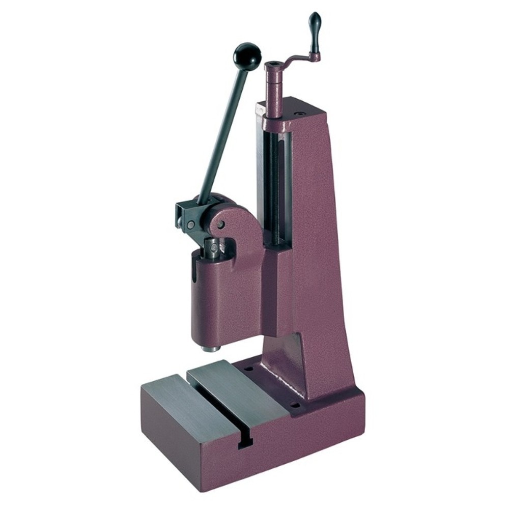 Produktabbildung: BERG & SCHMID Kniehebelhandpresse HK 800, Druckkraft 8 kN Hub 40 mm, Arbeitshöhe 50-200 mm