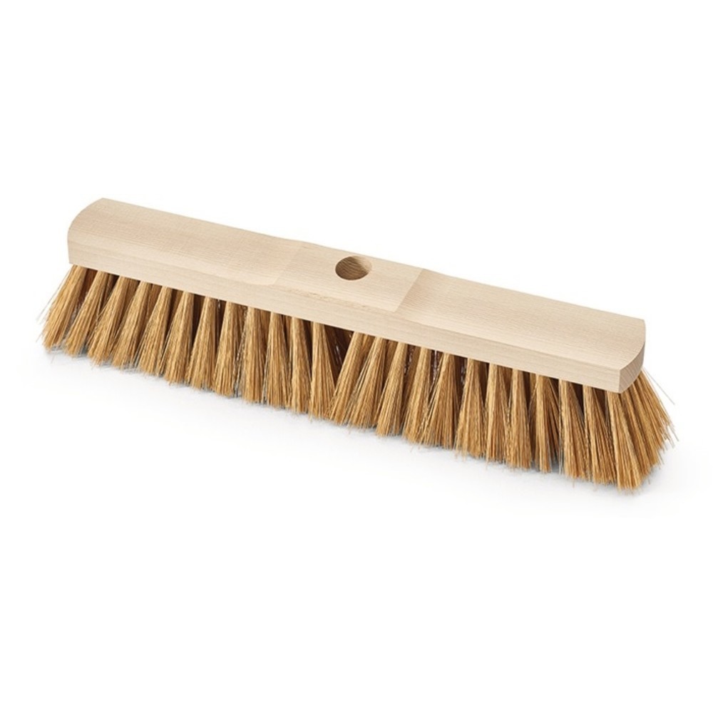 Produktabbildung Nr. 2: Besen Poly-Kokos-Kunstfaser L.400mm Buchenholzkörper m.Stielloch