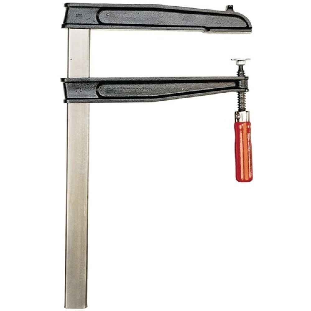 Produktabbildung: Schraubzwinge Spannw.max.600mm Ausladung 200mm mit Holzheft