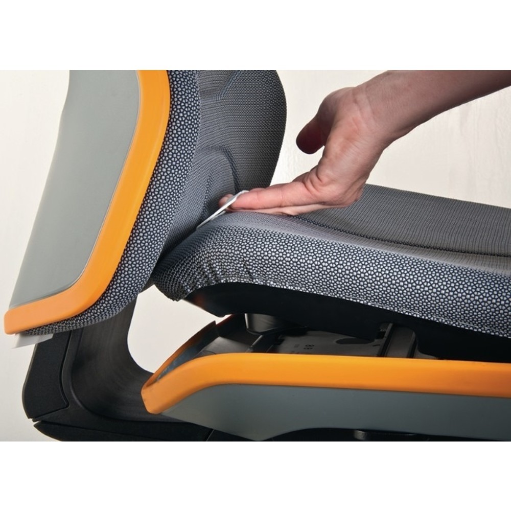 Produktabbildung Nr. 2: bimos Arbeitsdrehstuhl Neon, ohne Polsterelement blau, Rollen, 450-620 mm Permanentkontakt