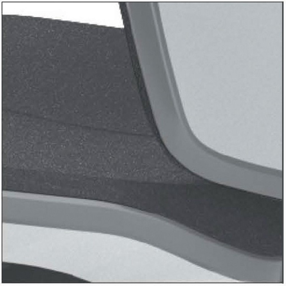 Produktabbildung Nr. 3: bimos Arbeitsdrehstuhl Neon, ohne Polsterelement grau, Rollen, 450-620 mm Synchrontechnik