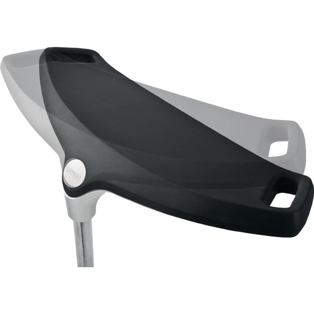 Produktabbildung Nr. 2: bimos Stehhilfe, Sitzhöhenverstellung 620-850 mm, Integralschaum, Aluminium silber