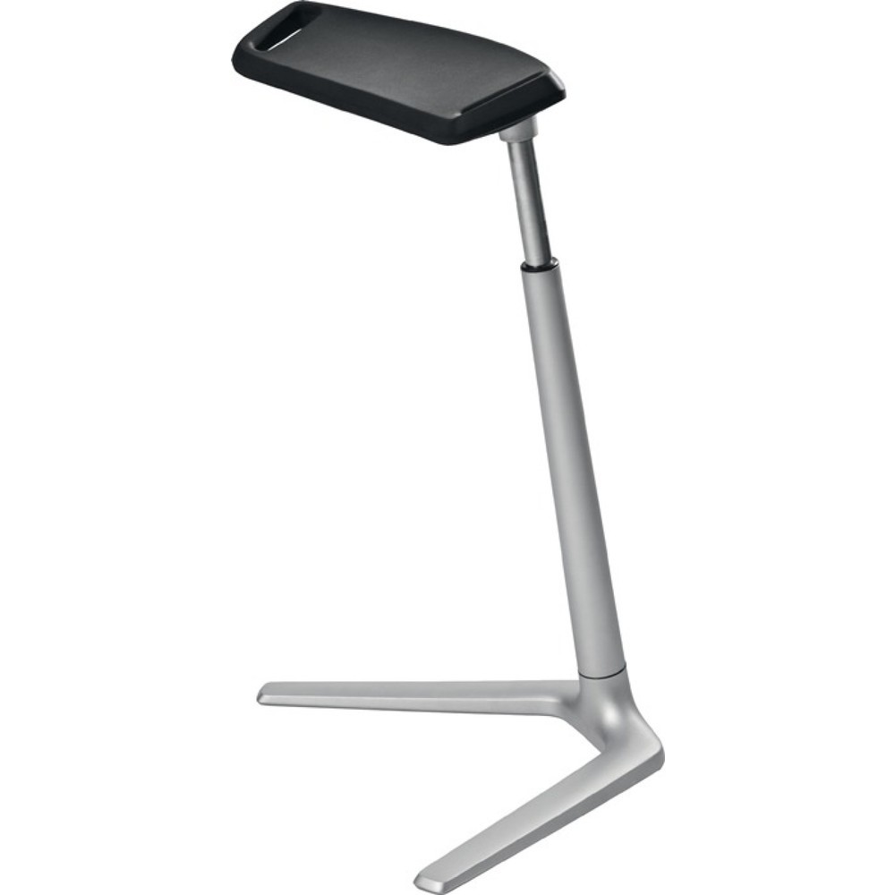 Produktabbildung: bimos Stehhilfe, Sitzhöhenverstellung 620-850 mm, Integralschaum, Aluminium silber