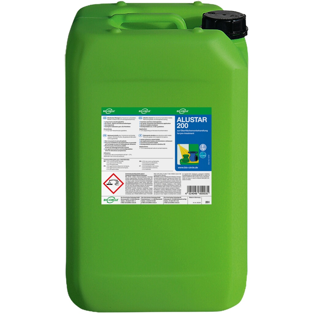 BIO-CIRCLE ALUSTAR 200, 20-l-Kanister Produktabbildung: BIO-CIRCLE ALUSTAR 200, 20-l-Kanister