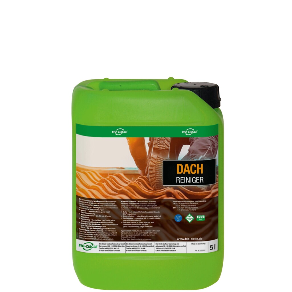 BIO-CIRCLE Dachreiniger, 5-l-Kanister Produktabbildung: BIO-CIRCLE Dachreiniger, 5-l-Kanister