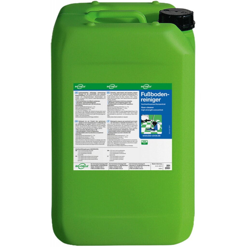 BIO-CIRCLE Fußbodenreiniger, 20-l-Kanister Produktabbildung: BIO-CIRCLE Fußbodenreiniger, 20-l-Kanister