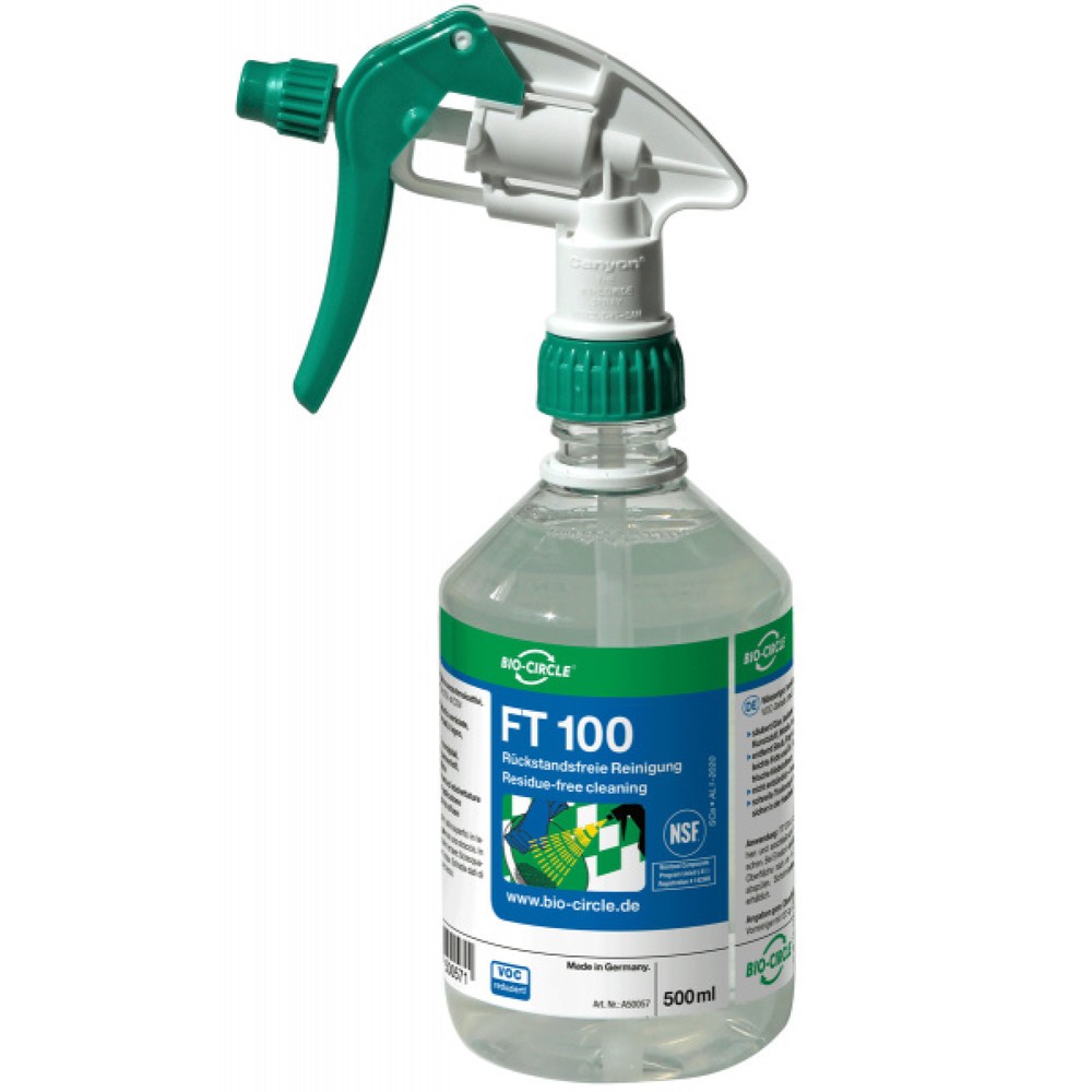 Produktabbildung Nr. 1: BIO-CIRCLE Reinigungsmittel FT 100, tensidfrei, 20x 500-ml-Handsprayflasche