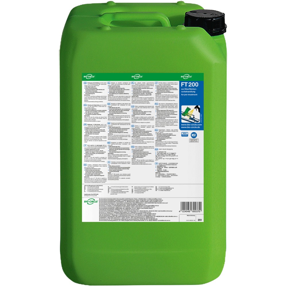 Produktabbildung Nr. 1: BIO-CIRCLE Reinigungsmittel FT 200, 20-l-Kanister