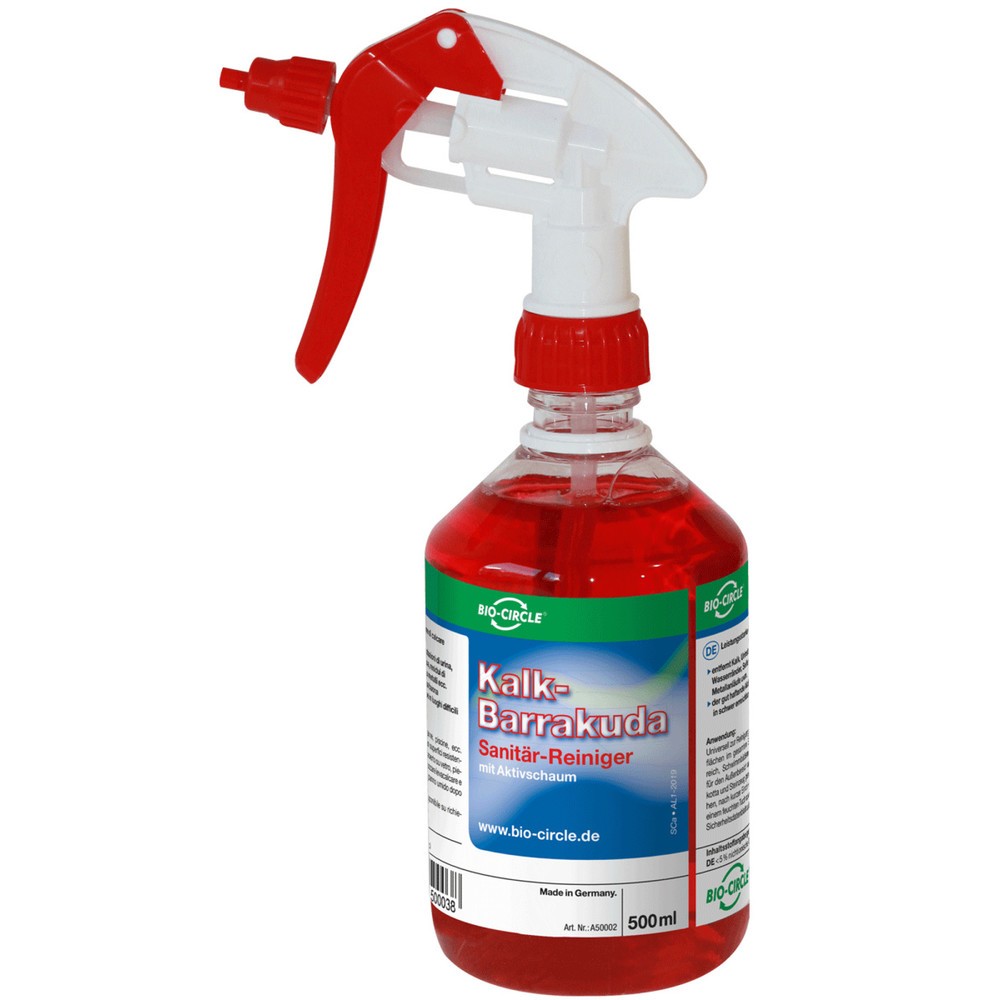 Produktabbildung Nr. 1: BIO-CIRCLE Reinigungsmittel Kalk-Barrakuda, 20x 500-ml-Handsprayflasche