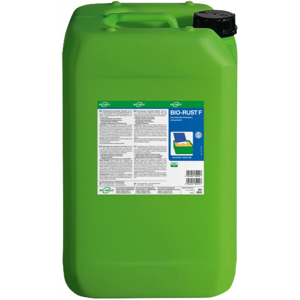 Produktabbildung: BIO-CIRCLE Rostentferner BIO-RUST F, 20-l-Kanister