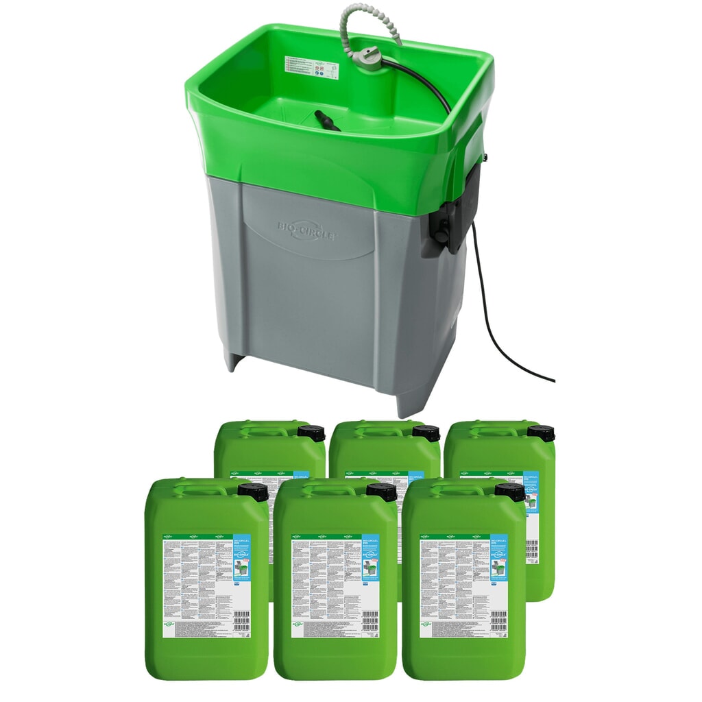 BIO-CIRCLE Starter-Set Teilereiniger GT Compact u. L Evo Reinigungsmittel Produktabbildung: BIO-CIRCLE Starter-Set Teilereiniger GT Compact u. L Evo Reinigungsmittel