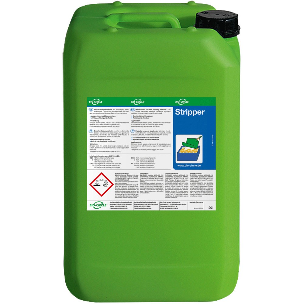 Produktabbildung Nr. 1: BIO-CIRCLE Stripper, 20-l-Kanister