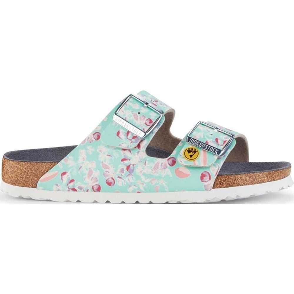 Produktabbildung: BIRKENSTOCK Sandale Arizona ESD, Birko Flor, Größe 38 flower field mint, EN 61340