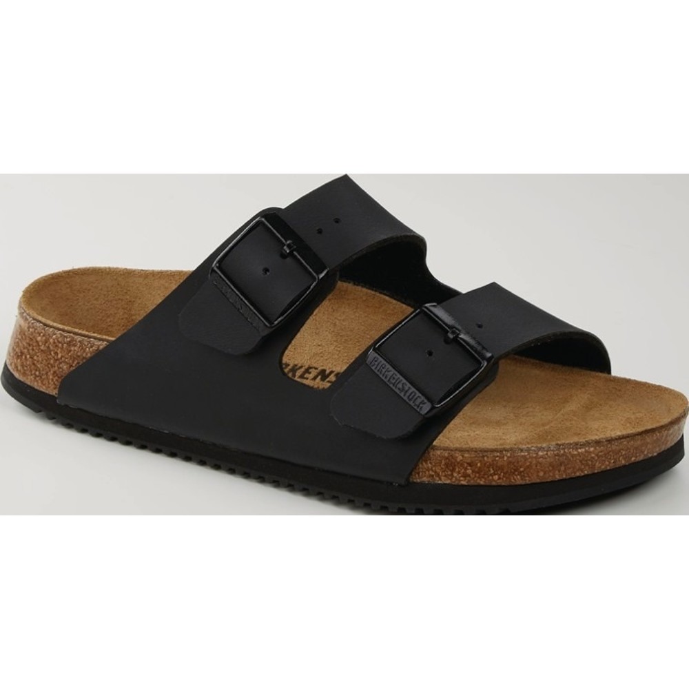 Produktabbildung: BIRKENSTOCK Sandale Arizona PROF, Birko Flor, Größe 42 schwarz, DIN EN ISO 20347