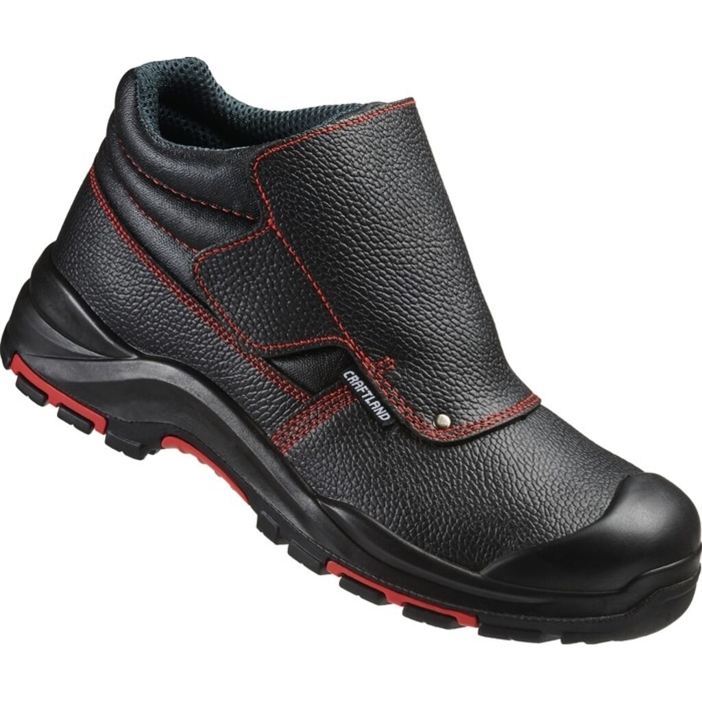 CRAFTLAND Schweißerstiefel Eisenach Gr.43 schwarz Produktabbildung: CRAFTLAND Schweißerstiefel Eisenach Gr.43 schwarz