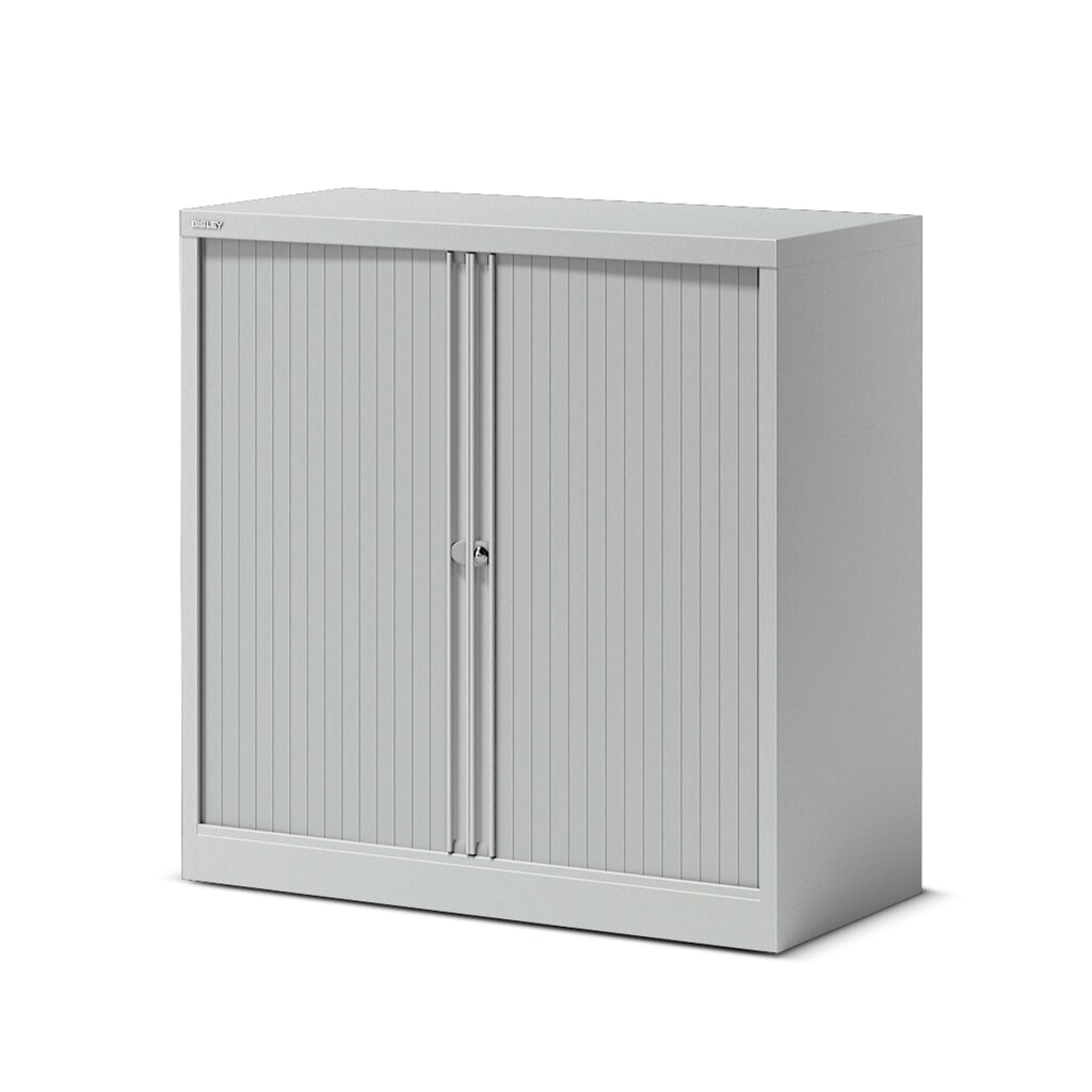 BISLEY Büro-Rollladenschrank Essentials, 2 OH, Breite 1.000 mm Produktabbildung: BISLEY Büro-Rollladenschrank Essentials, 2 OH, Breite 1.000 mm