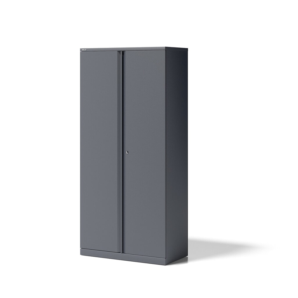 BISLEY Flügeltürenschrank Essentials, 5 OH, Breite 914 mm, lichtgrau Produktabbildung: BISLEY Flügeltürenschrank Essentials, 5 OH, Breite 914 mm, lichtgrau