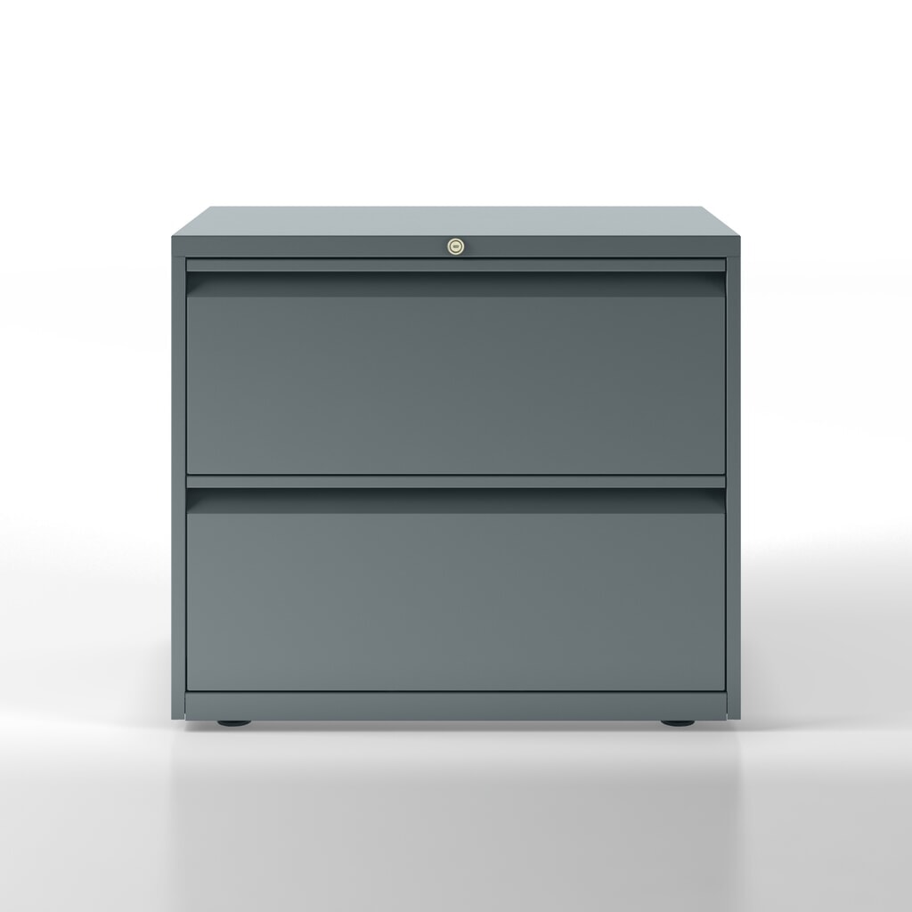 Produktabbildung: BISLEY Hängeregisterschrank Essentials, 2 Schubladen, lichtgrau