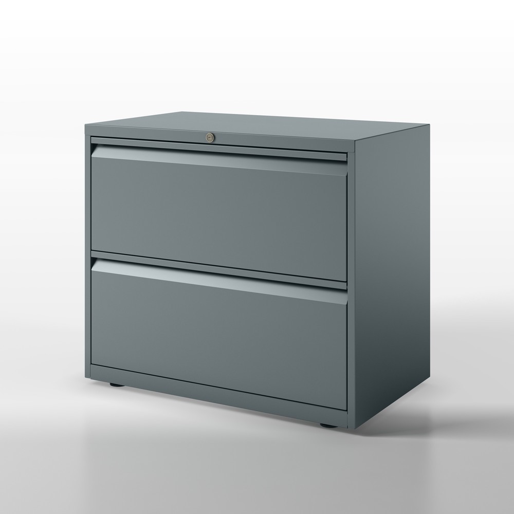 Produktabbildung Nr. 2: BISLEY Hängeregisterschrank Essentials, 2 Schubladen, lichtgrau