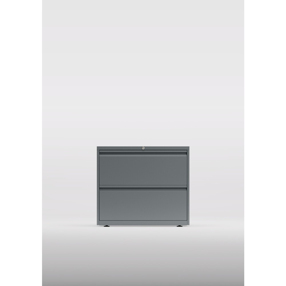 Produktabbildung Nr. 1: BISLEY Hängeregisterschrank Essentials, 2 Schubladen, silber