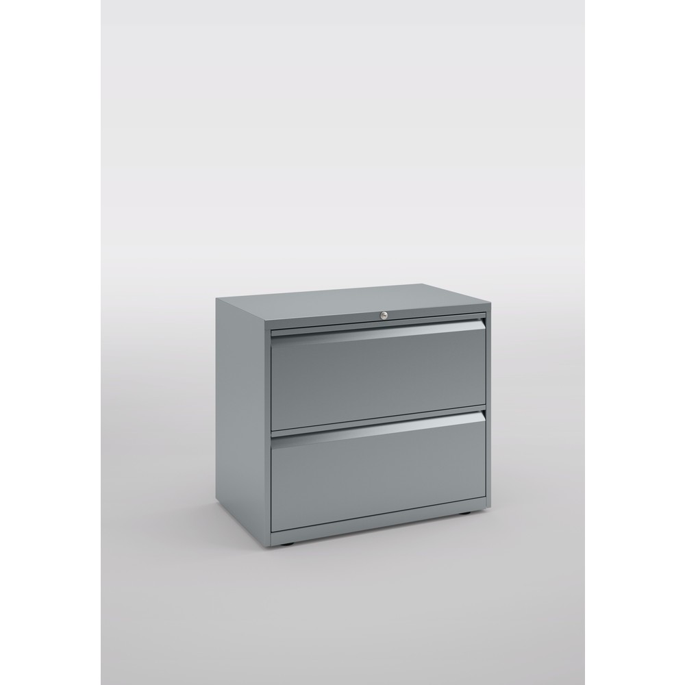 Produktabbildung Nr. 2: BISLEY Hängeregisterschrank Essentials, 2 Schubladen, silber