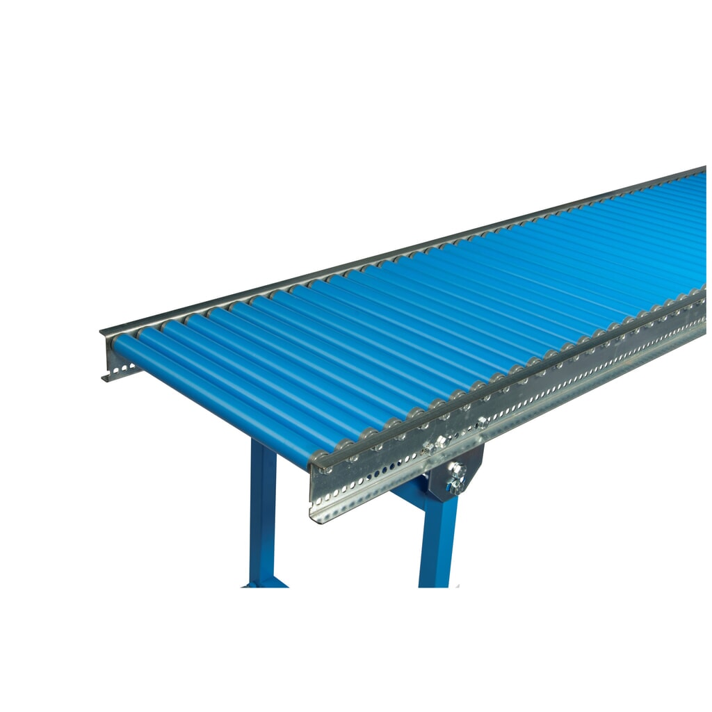 BLUME Klein-Rollenbahn, Kunststoffrollen Ø 30 mm, Gewindeachse, LxB 1.000 x 200 mm Produktabbildung: BLUME Klein-Rollenbahn, Kunststoffrollen Ø 30 mm, Gewindeachse, LxB 1.000 x 200 mm
