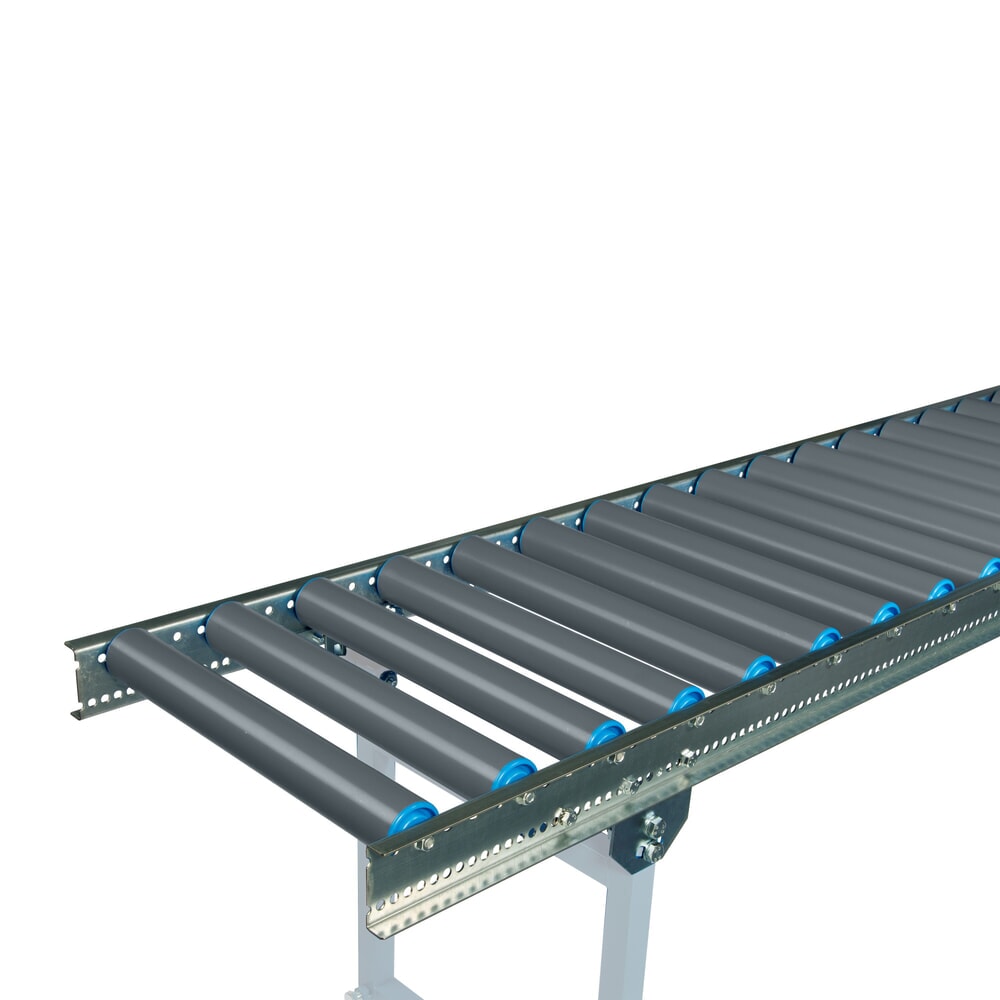 Produktabbildung Nr. 2: BLUME Leicht-Rollenbahn, Edelstahl 1.4301, Bahnbreite 400 mm, Bahnlänge 1 m, Achsabstand 100 mm