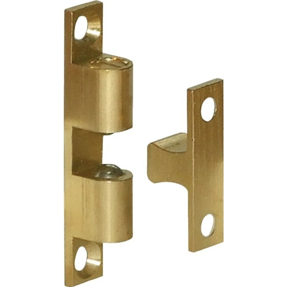 Produktabbildung: BMB Doppelkugelschnäpper, 43 mm, Messing blank, Kugel und Feder aus Stahl