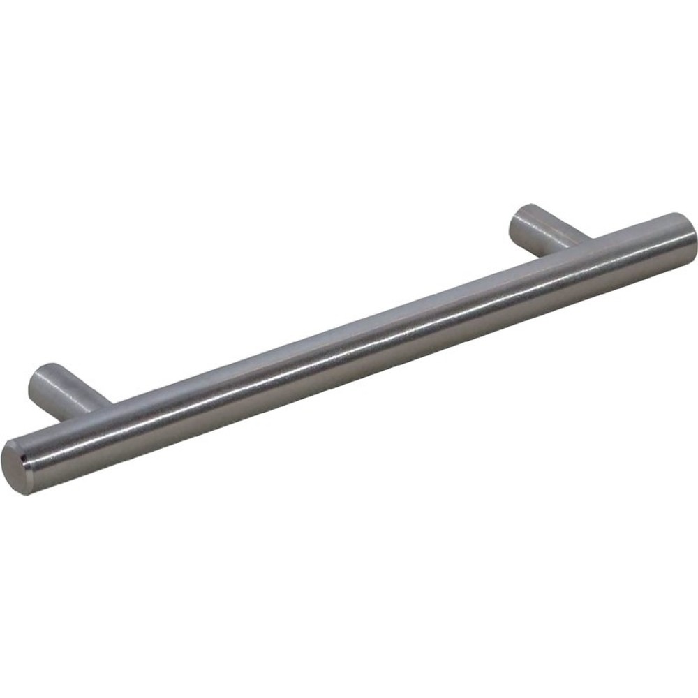 Produktabbildung: BMB Möbelgriff, 96 mm Ø 12 mm, Edelstahl matt, verpackt im Polybeutel mit Schrauben