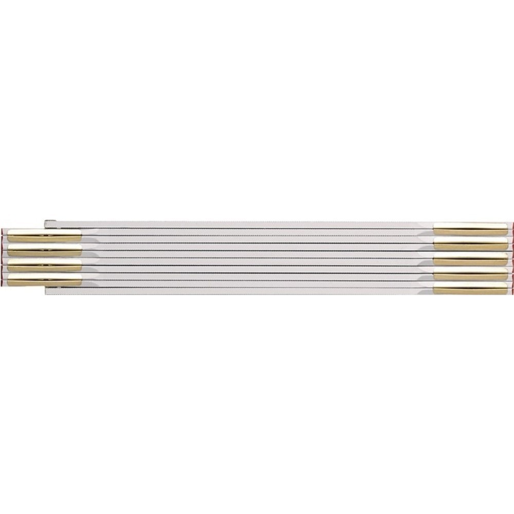 Produktabbildung: BMI Gliedermaßstab 9042, mm/cm EG III, Länge 2 m Breite 16 mm, Buche weiß
