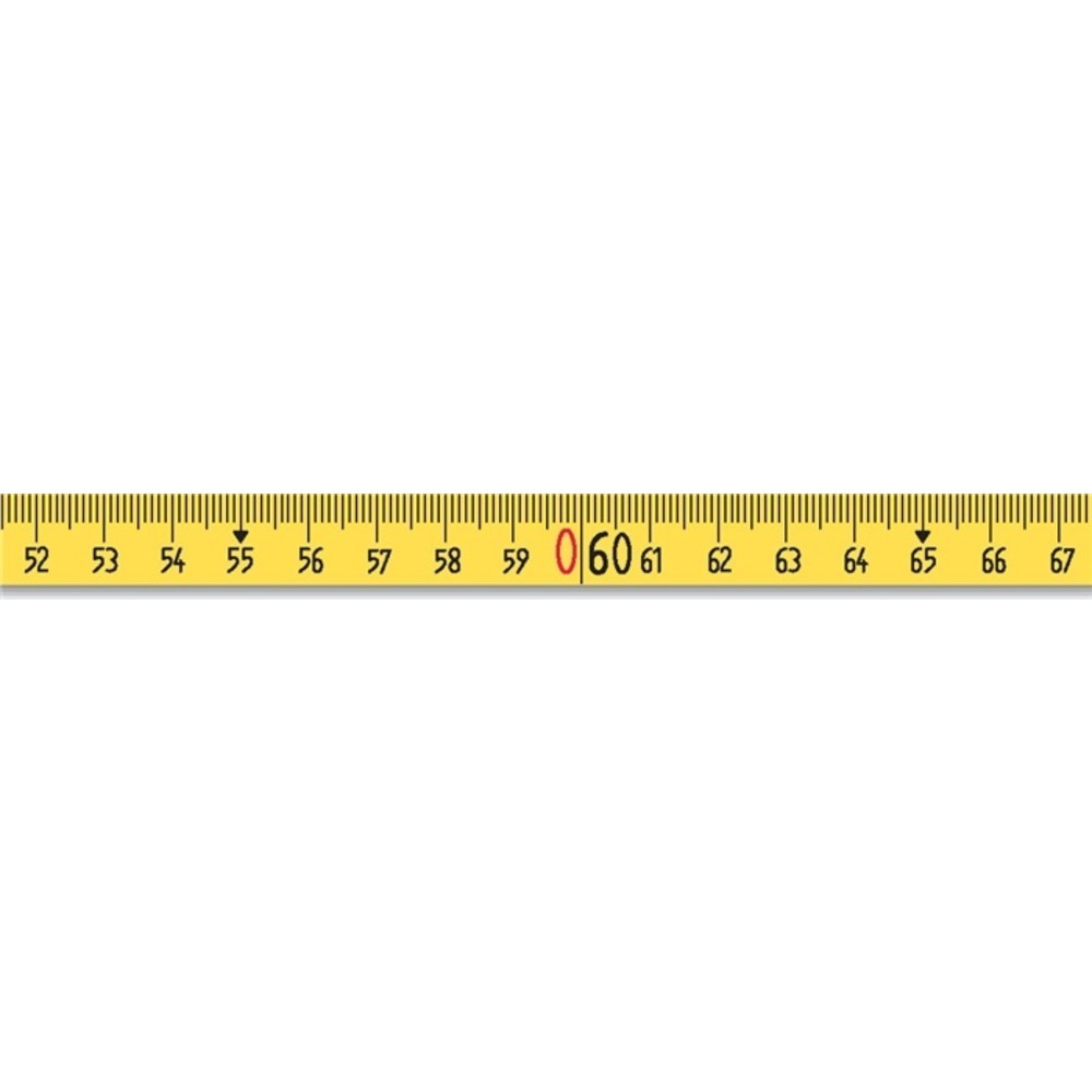 Produktabbildung Nr. 2: BMI Rahmenbandmaß ERGOLINE L.30m Band-B.13mm A mm/cm EG II Alu.gelb Stahlmaßband