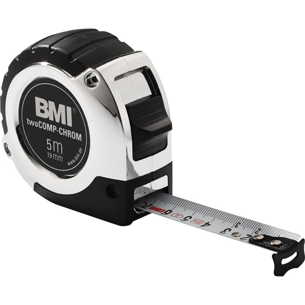BMI Taschenrollbandmaß chrom L.3m B.16mm mm/cm EG II Ku.Automatic Produktabbildung Nr. 1: BMI Taschenrollbandmaß chrom L.3m B.16mm mm/cm EG II Ku.Automatic