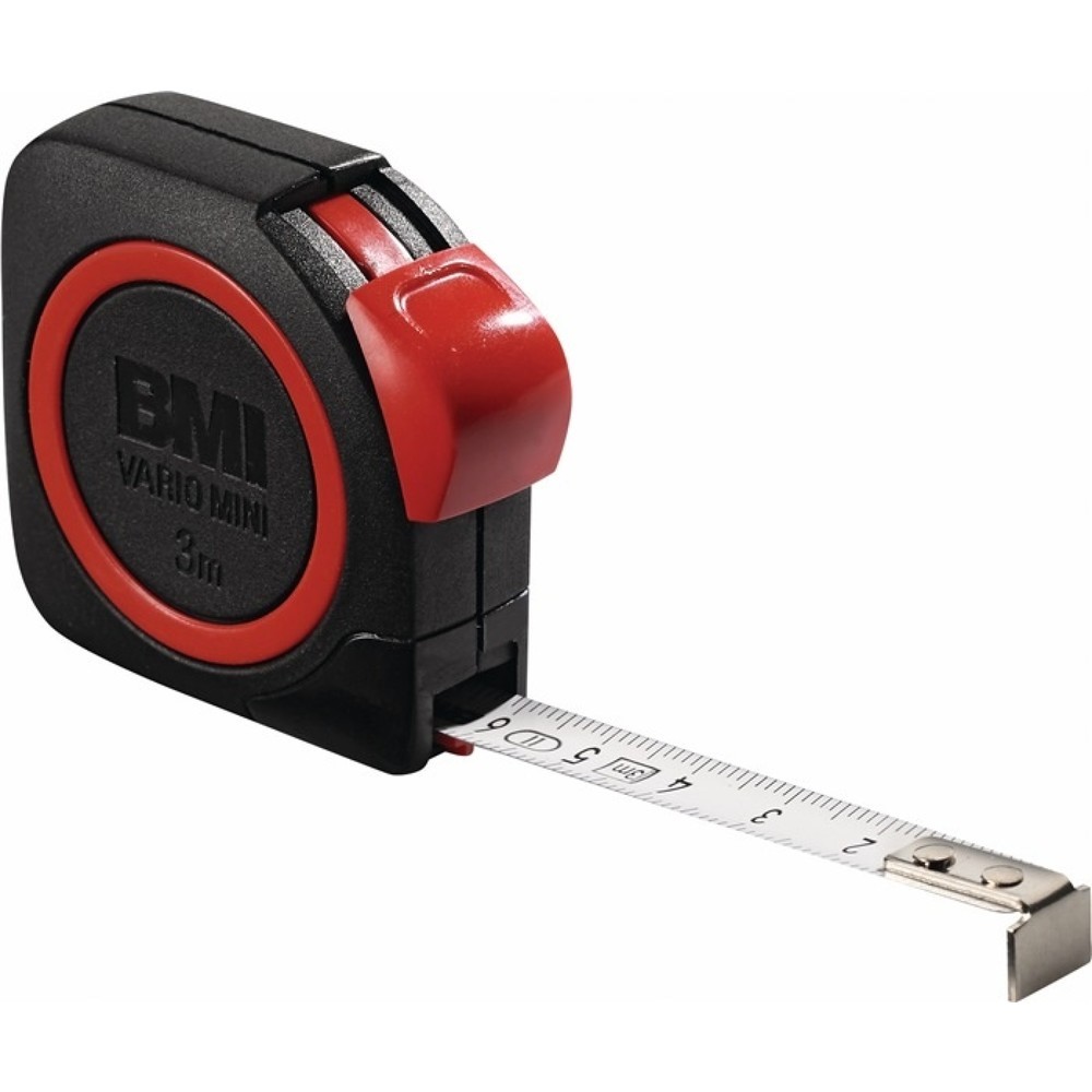 Produktabbildung: BMI Taschenrollbandmaß VARIO Mini L.3m B.10mm mm/cm EG II ABS Automatic