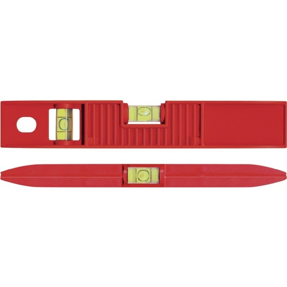 Produktabbildung: BMI Wasserwaage TORPEDO 25cm ABS rot ± 1mm/m m.Magnet