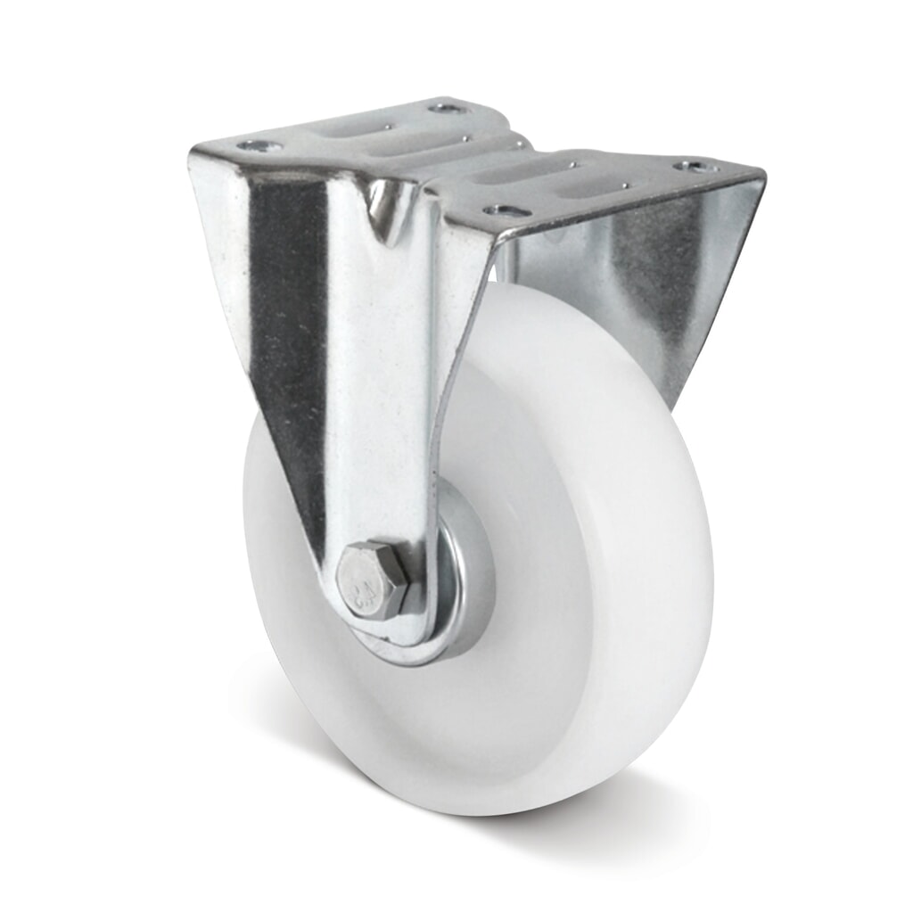 Produktabbildung: Bockrolle PP Basic, spurlos, Ø x Breite 80 x 34 mm, TK 80 kg