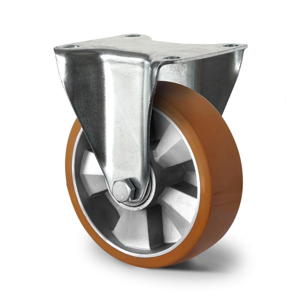 Produktabbildung: Bockrolle ø 125 mm Serie BAU5 Doppelkugellager